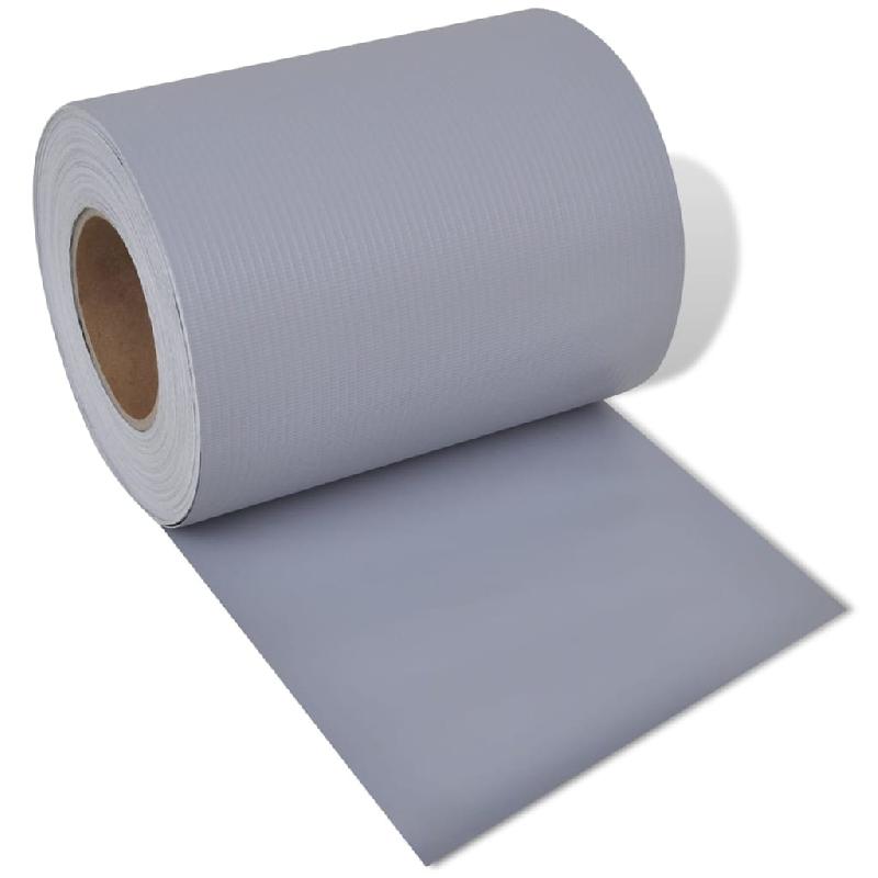 Vidaxl écran d'intimité de jardin pvc 70 x 0,19 m gris clair 41619_1
