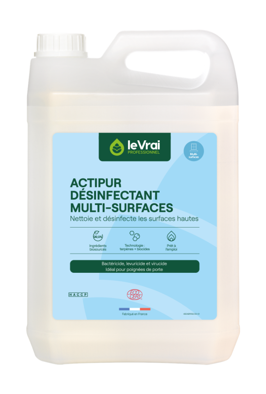 Actipur detartrant desinfectant sanitaires pret a l'emploi ecocert ph : 2,2 le vrai (5518) bidon de 5l_1