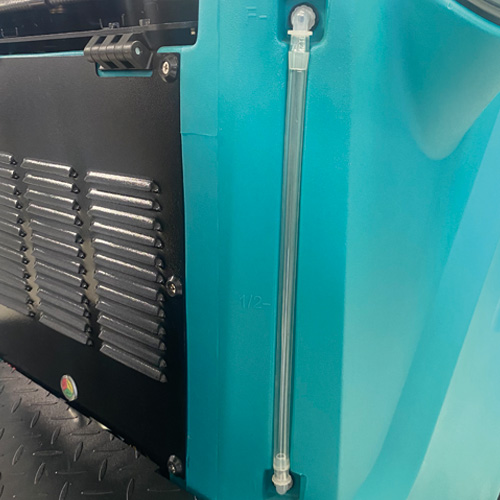 Machine de nettoyage silencieuse et économique avec double brosse