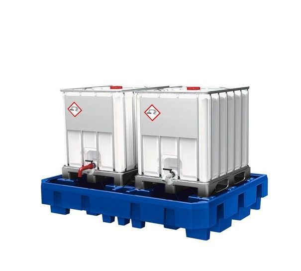 Bac de rétention en polyéthylène (PE) pour 2 cuves de 1000 l - 267609w_1