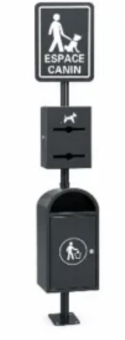 Borne de propreté canine CaniAire 600 sacs offerts_1