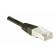 Cordon RJ45 catégorie 6 S/FTP noir - 2 m - Blindé cuivre - Fréquence 250 MHz - Garantie 20 ans_1