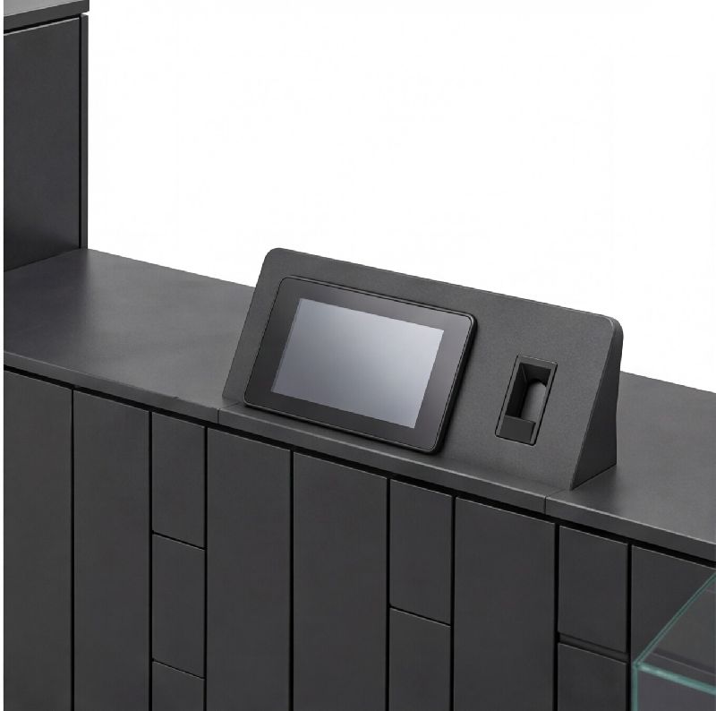 Îlot commercial intelligent - distributeurs automatiques, casiers et tests de parfums_1