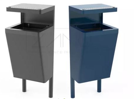 Poubelle avec cendrier Scandik 03.046.2.Sc - Zano - design moderne et minimaliste_1