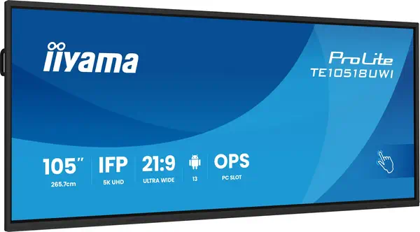 Iiyama TE10518UWI-B1AG àÉcran d'affichage dynamique Carte A numérique 2,66 m (104.6