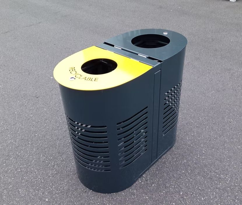 Poubelle bi-flux pour intérieure ou extérieure_1