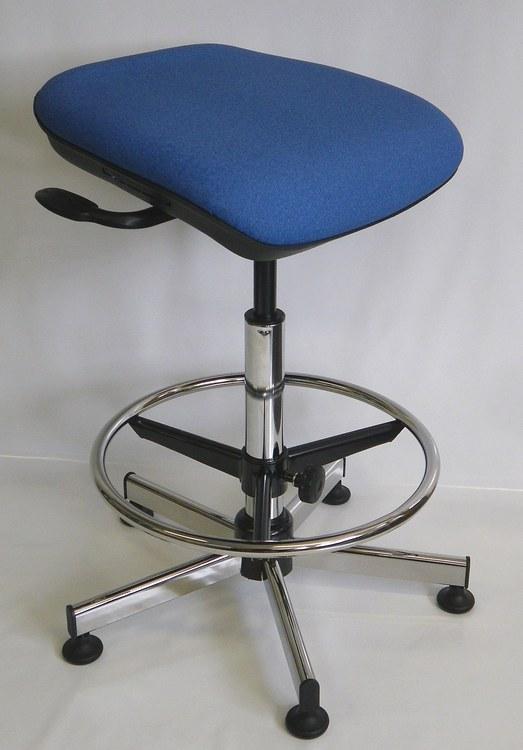 Siège assis-debout 29as - Assise en vinyle supérieur lavable - Réglable en hauteur et inclinaison_1