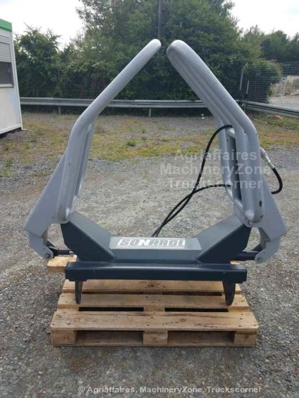 Pince enrubannage et à balles rondes - Sonarol CB SNR 1700 pour chargeur frontal - Largeur 1700 mm, charge 900 kg_1