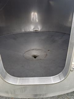 Cuve Promat 146 hl - Fond conique sur pieds - Ø 2400 - Hauteur 4100 - Porte 420 x 530_1