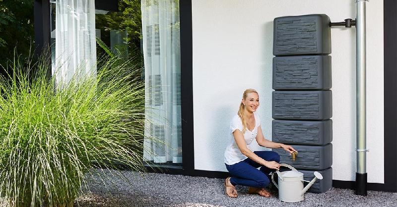 Cuve à eau slim stone - gris anthracite - 500 litres_1