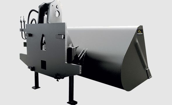 Godet pour chariot élévateur - riman - conçue pour la reprise de matériaux fluides d’une densité de 1,2 maximum_1