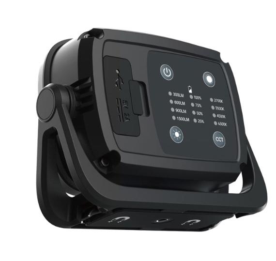 Projecteur rechargeable d'extérieur - température de couleur réglable_1