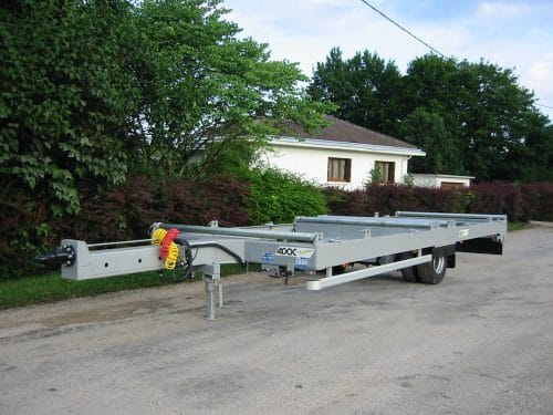 Remorques porte-touret multi-tourets - 2 ou 3 tourets - PTC 11t à PTAC 19t - Suspension pneumatique_1