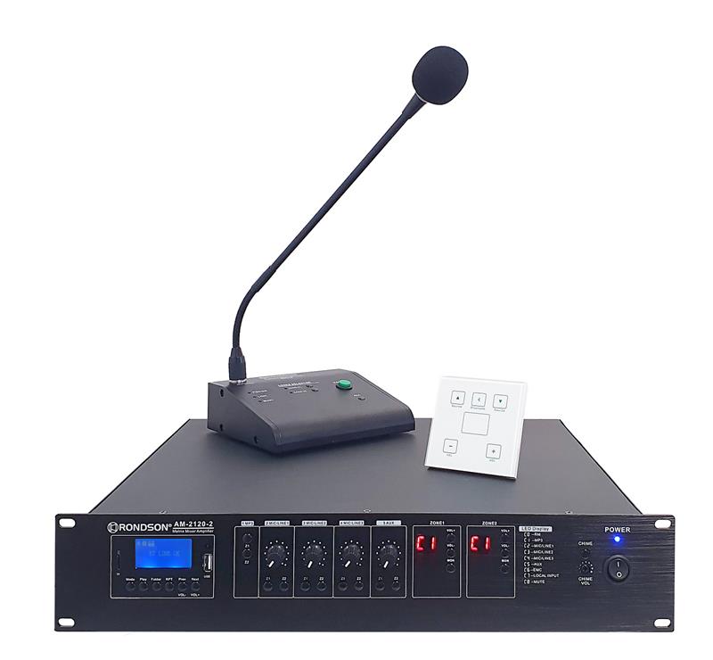 Amplificateur Matriciel RONDSON 2X240 Watts - AM-2240-2 - 2 zones, Bluetooth, USB/SD, protection thermique_1