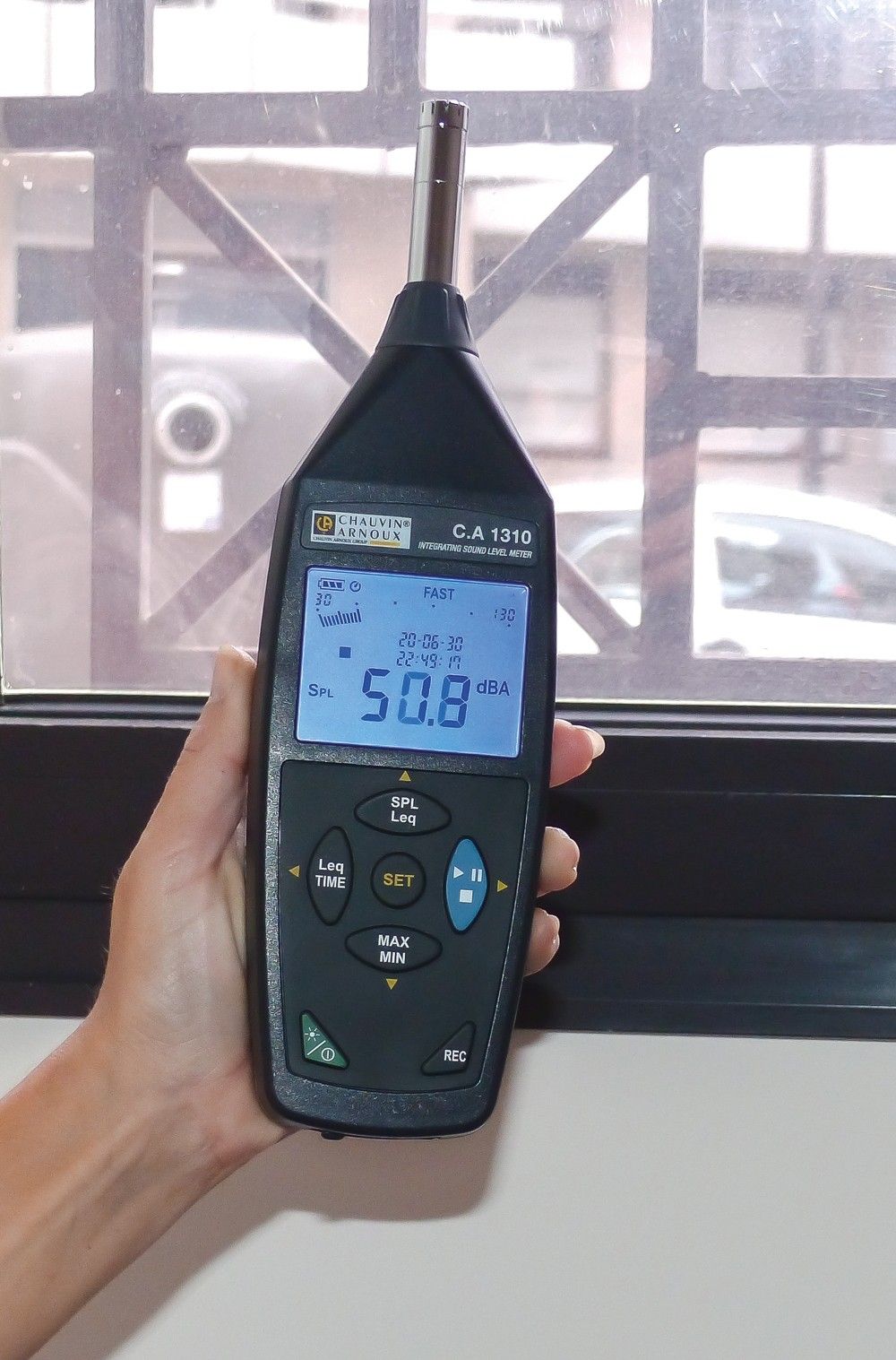 Sonomètre intégrateur CA 1310 - Chauvin Arnoux - P01651030 - Classe 2 selon IEC 61672-1 avec large afficheur et enregistrement 64000 points_1