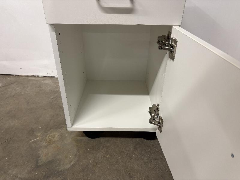 Meuble sous paillasse   à roulette  1 tiroir / 1 porte_1