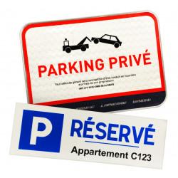 Plaque et panneau de stationnement et parking personnalisés - Ultra-personnalisables et Made in France_1