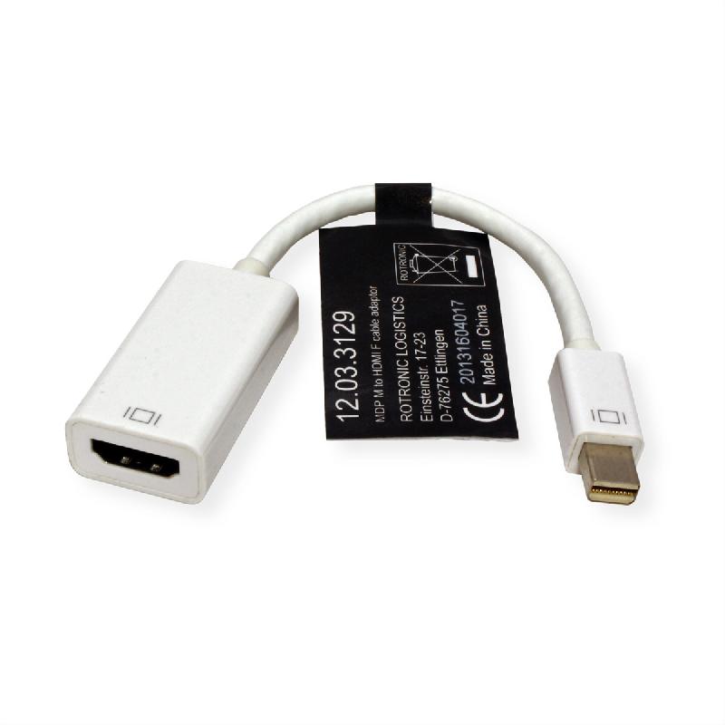 Roline adaptateur mini displayport-hdmi, minidp m - hdmi f_1