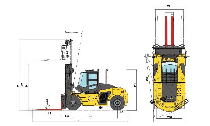Scp250g chariot élévateur - sany europe gmbh - capacité de levage 25 tonnes_1