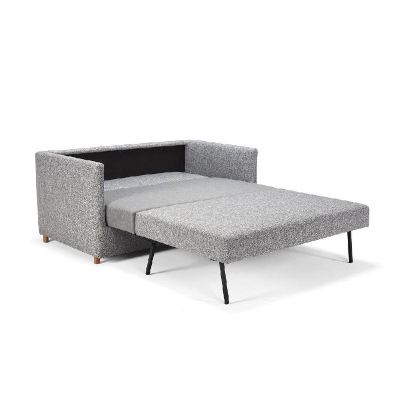 Canapé convertible INNOVATION LIVING OLAN - Coloris Twist Granite - Couchage 140x195 cm - Design contemporain_1