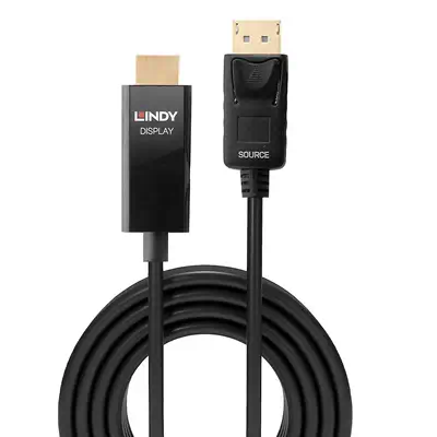 LINDY 2m Active DisplayPort to HDMI Adapter Cable with_1