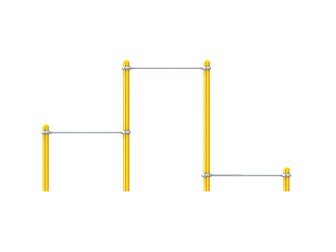 Barres Mix - HER-10 - Pour tractions et pompes - Entraînement Street Workout_1