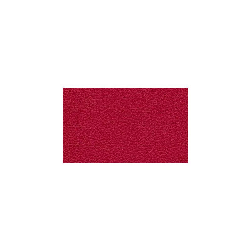 Canapé convertible express JACKSON 140cm - Sommier à lattes - Tête de lit intégrée - Polyuréthane rouge - Matelas 16 cm_1