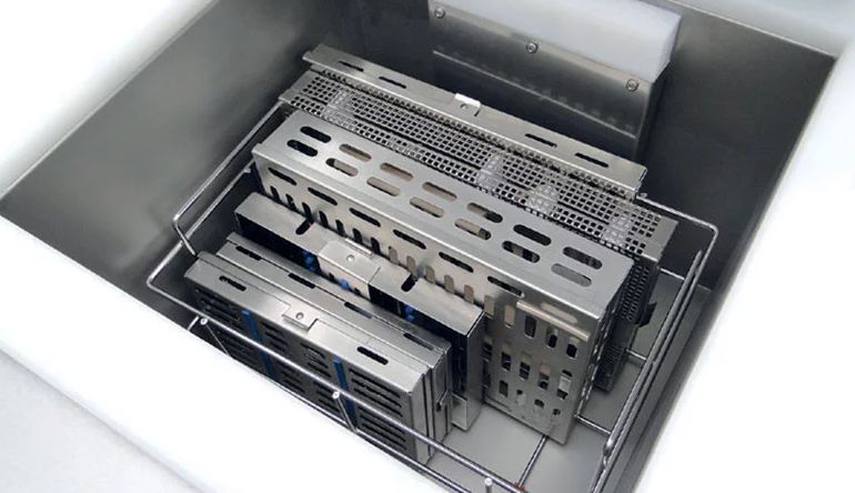 Cuve de nettoyage par ultrasons SONOCLEANER 2017-EK7 - Modèle encastrable 17L - Gamasonic - Acier inoxydable, minuteur manuel et couvercle insonorisant_1