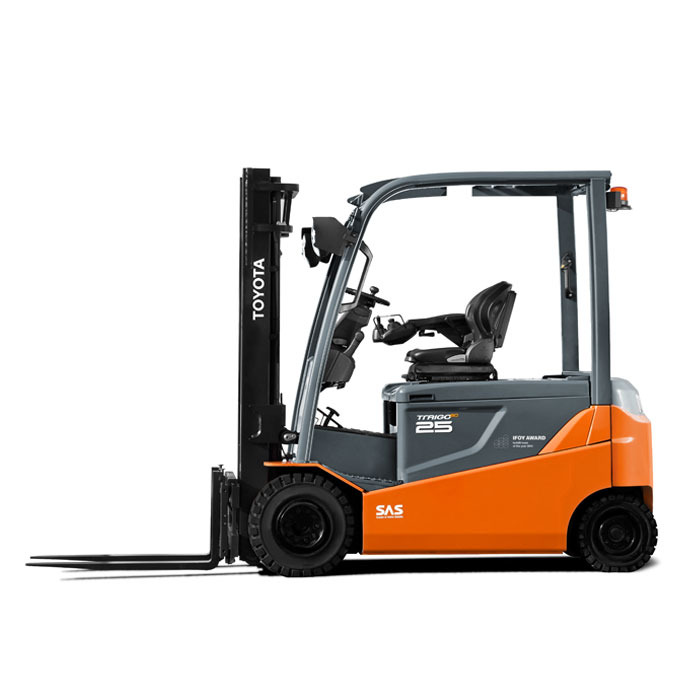 Toyota Traigo 80 - Chariot élévateur 4 roues - 2500 kg - Hauteur de levée jusqu'à 6540 mm - Batterie 80V 700Ah_1