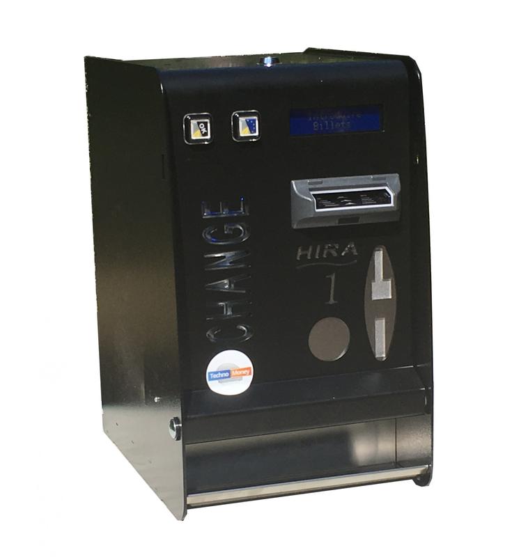 Distributeur de jetons - Faible encombrement - Pièces/billets - 2000 jetons - Hopper universel_1