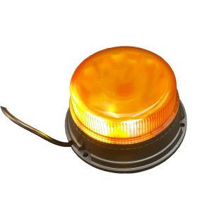 Gyrophare leds orange plat - 252825 - 8 leds haute intensité, homologué R65 et R10, faible hauteur 70mm_1