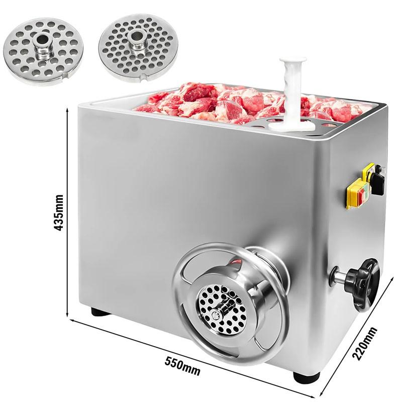 Hachoir à viande électrique professionnel 620 kg/h - 1100W  | Ggm_1