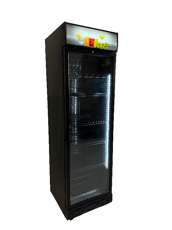 Réfrigérateur 1 porte en verre noir l595 7464.0090 COMBISTEEL_1