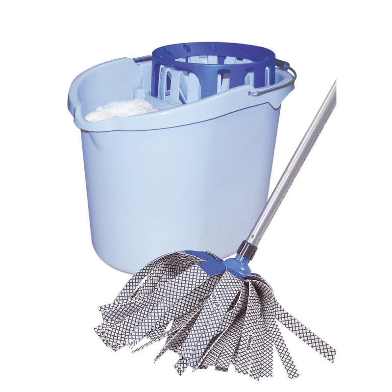 Seau supermop vileda 10 litres avec essoreur ref 122704_1