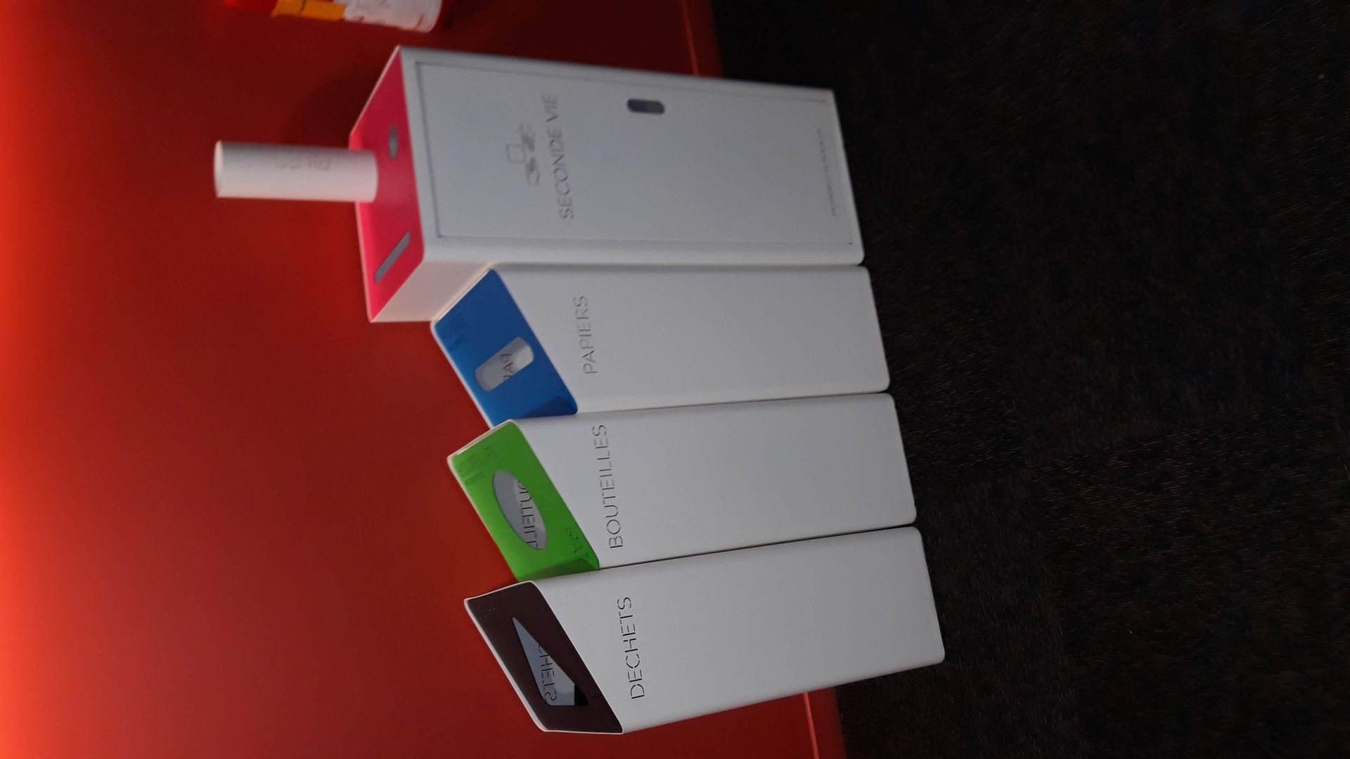 4 modules de 50 litres  pour déchets de bureau - FACTOTRI_1