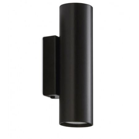 Applique GTania 2*GU10 noir - Éclairage haut et bas - Style moderne en acier_1