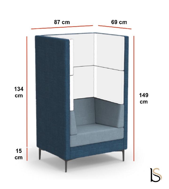 Fauteuil et canapé Push multi-color - Mobel Linea - 1 place_1