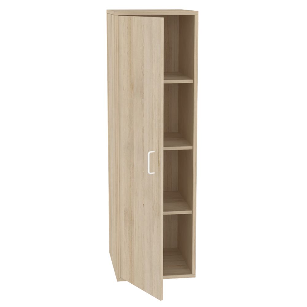Meuble porte 3 étagères - 3 étagères dont 2 mobiles - Réf. R.H140401 - Dim: L404mm x H1345mm x P452mm_0