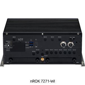 PC fanless puissant pour le transport - Processeur Intel® Core™ 12e/13e génération - nROK 7271 - Normes ferroviaires EN 50155_1