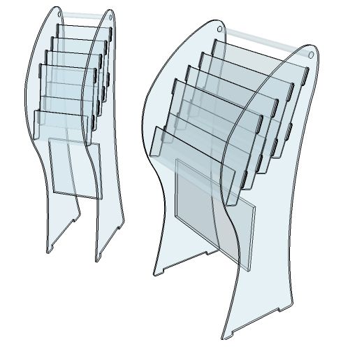 Poi - meuble présentoir - form x.L. - h 100 cm, p 37 cm_1