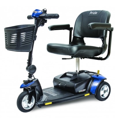 Scooter électrique 3 roues Go-Go Elite Traveller - facilement démontable en 5 parties - Quantum - Référence 33370_1