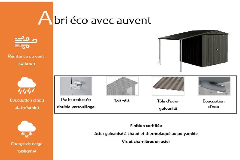 Abri eco avec auvent - 244x300x203_1