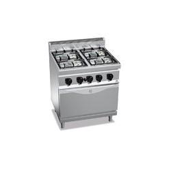 Fourneau gaz professionnel 4 feux - Four GN 2/1 - 29,3 kW - Art Cuisines Pro_1