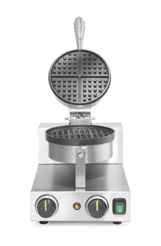 Gaufrier rond Ø190mm 20 gaufres/h 1000W HENDI_1