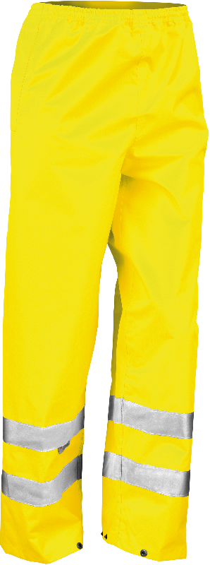 Pantalon High Viz - Réf: R22 - Polyester enduit PU avec bandes réfléchissantes et normes EN ISO 20471:2013_1