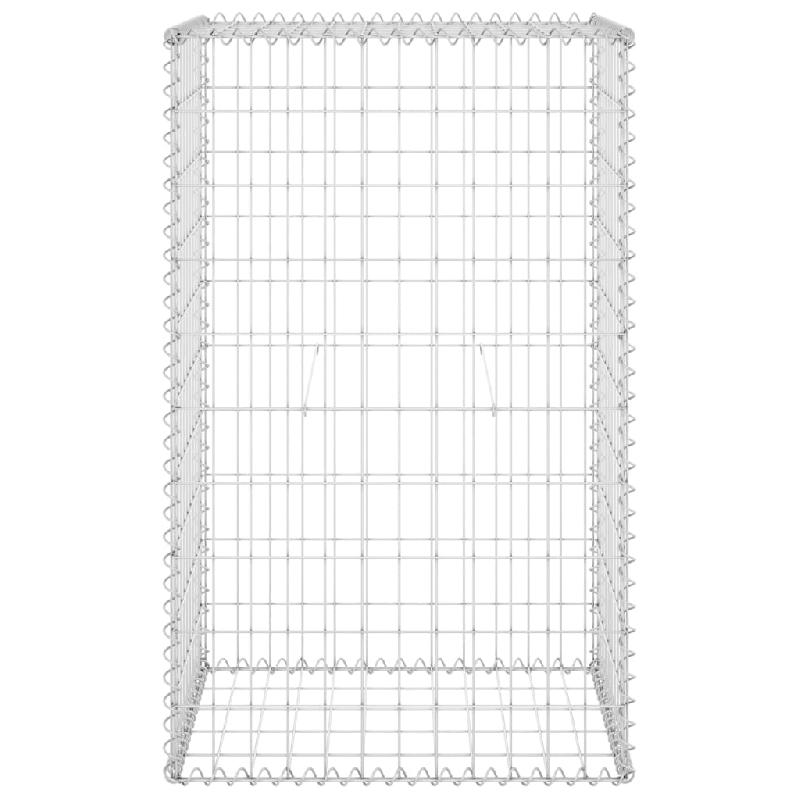 Vidaxl mur en gabion avec couvercles acier galvanisé 60x50x100 cm 147812_1