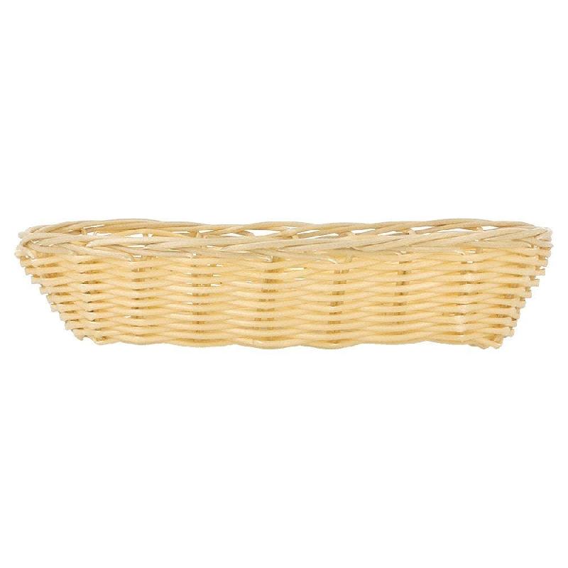Corbeille effet osier 23x9x5cm polypropylène - par 12_1