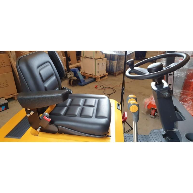 Gerbeur automoteur électrique avec cabine CPD15S-E - 1,5T/3M - idéal pour entrepôts fermés et surfaces inégales_1