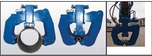 Pince de levage pour canalisations et poteaux - Diamètre 100 à 400 mm - Capacité 300 kg - Rotation ou tiltrotator_1