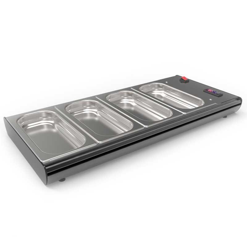 Plaque chauffante à poser - Chaleur bain marie - 4x GN 1/3 - 840 mm | Sayl Barcelona_1